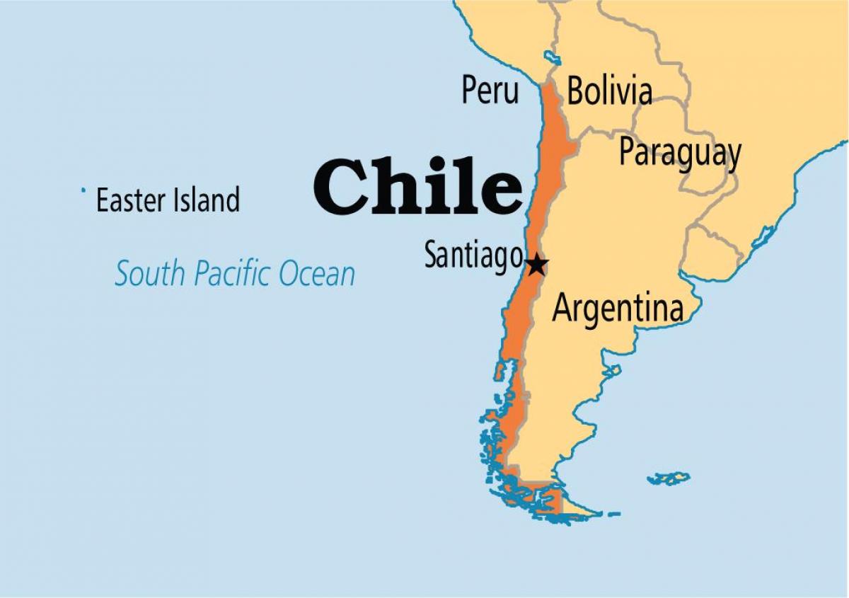 santiago de Chile kartta