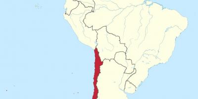 Chile on etelä-amerikan kartta