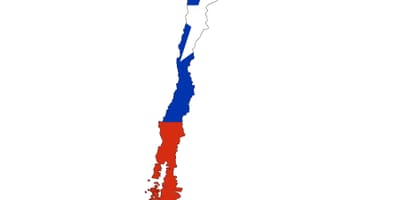Chile kartta flag