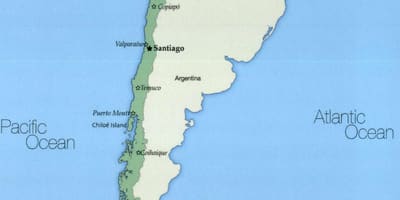 Chile iquique kartta