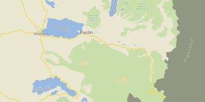Kartta pucon Chile